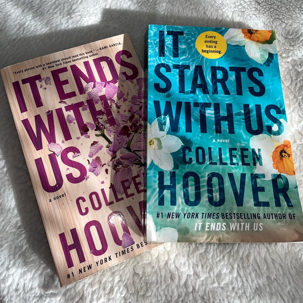 It Starts With Us / It Ends With Us Book Set ~ by Colleen Hoover